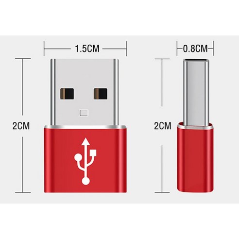 USB Type-A 기기를 USB Type-C 기기와 연결하는 고속 변환 젠더