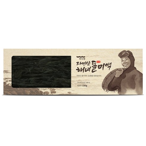 바다원 자연산 해녀 돌미역, 150g, 2개