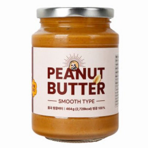 옳곡 국내산 땅콩버터 스무스, 464g, 1개