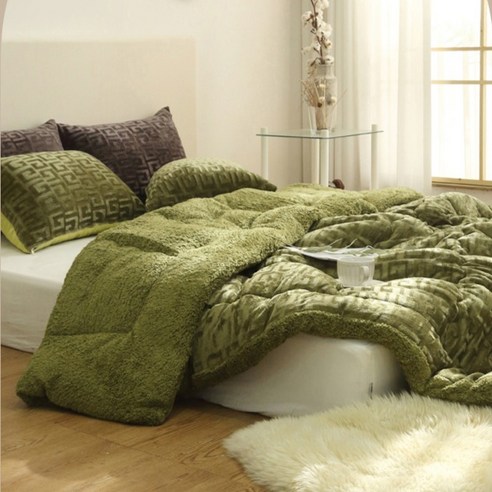 겨울철 편안하고 따뜻한 수면을 위한 매직베드 극세사 차렵이불