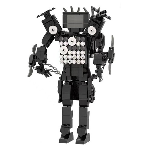 스키비디토일렛 블록 타이탄 TV맨 538PCS, 혼합색상