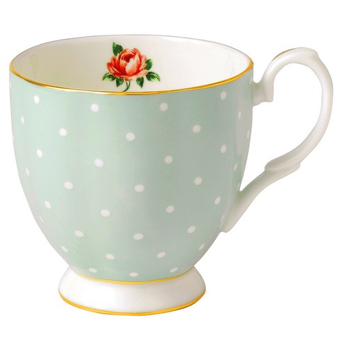 로얄알버트 FTD VINTAGE 머그컵 0.3L, POLKA ROSE, 1개