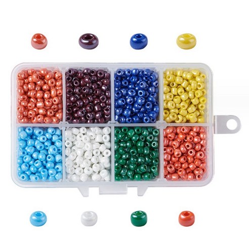 알로데 유리알 광채 시드비즈 DIY 키트 4mm 세트, TYPE 05, 1세트