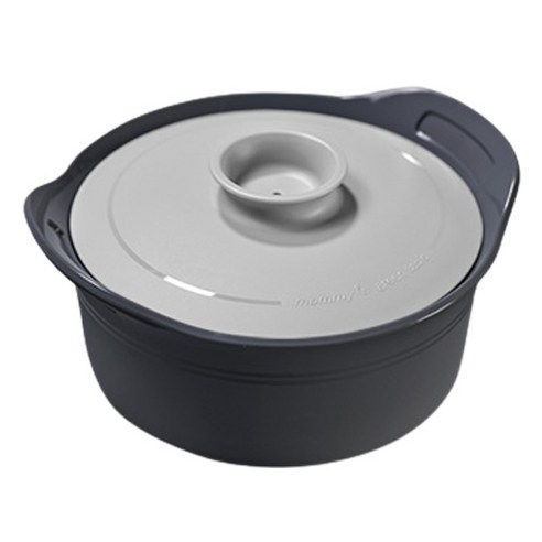 마미스테이블 매직 스티머 실리콘 계란찜 전자렌지쿠커 용기 S 400ml, 스톤그레이, 1개
