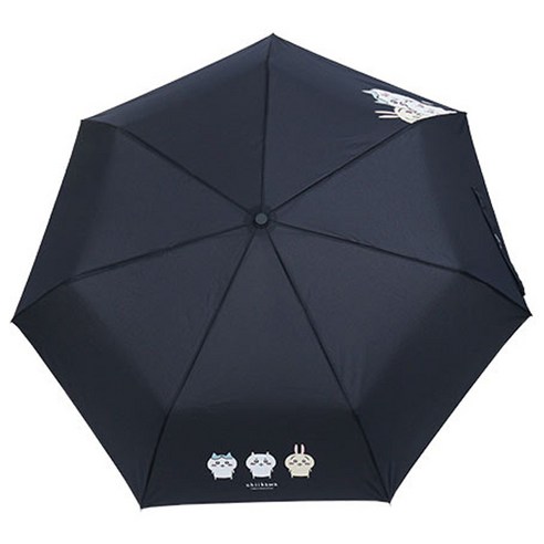 먼작귀 아동용 3단 완전자동 우산 55빼꼼 70002