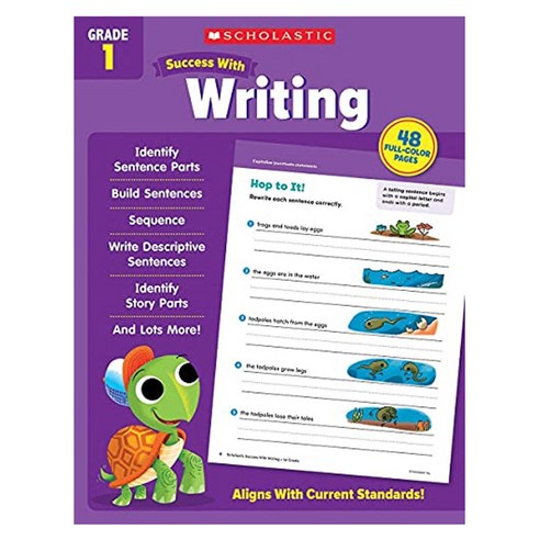 Success With Writing Grade 1 Workbook, Scholastic