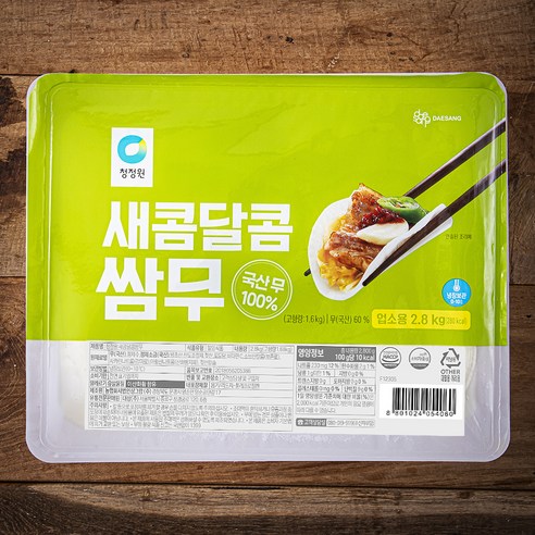 청정원 새콤달콤 쌈무, 2.8kg, 1개