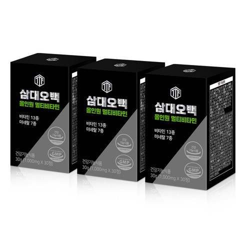 삼대오백 올인원 멀티비타민 30g, 30정, 3개