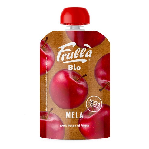네추럴누바 유기농 생과일 누바 푸루라 짜먹는 퓨레, 100g, 1개, 사과