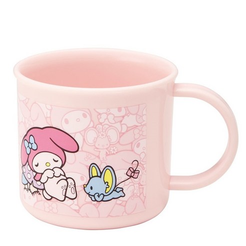 스케이터 KE4AAG 전자레인지 향균 미니 머그컵 200ml, 핑크 마이멜로디, 1개