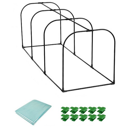 아침향기 조립식 가정용 미니온실 비닐하우스 60 x 150 x 55 cm, 1개