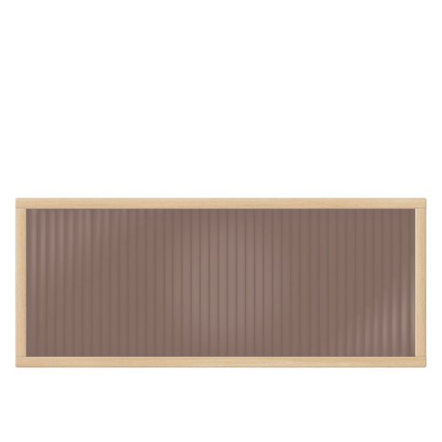 타공판닷컴 클리어 아일랜드 폴리카보네이트 파티션 세로 800 x 120 x 300 mm, 화이트(프레임), 오팔화이트(패널)