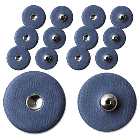 동대문단추왕 싸개 스냅 똑딱이 단추 세트 28mm, 블루, 7개