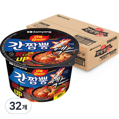 삼양 큰컵 간짬뽕 엑스 115g, 32개