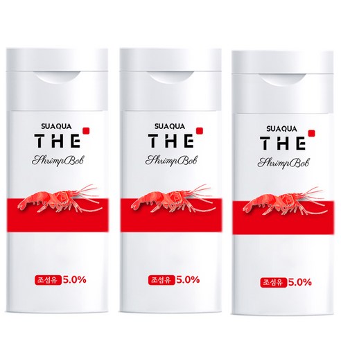 수아쿠아 더 새우밥, 100ml, 70g, 3개
