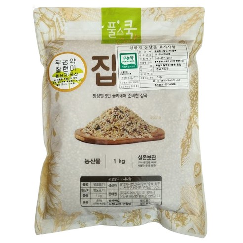 풀무원 풀스쿡 찰현미, 1kg, 1개