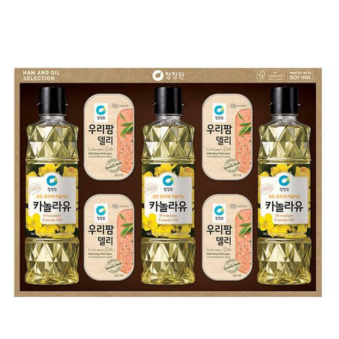 청정원 팜고급유 5호 선물세트, 1세트