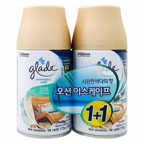 그레이드 자동분사 방향제 오션 이스케이프 리필, 538ml, 1개