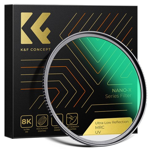 케이앤에프컨셉 NANO-X Ultra-Low Reflection 초저반사 필터 8K AGC Glass 49mm