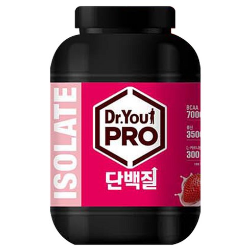 닥터유프로 단백질 파우더 아이솔레이트 딸기, 1.008kg, 1개