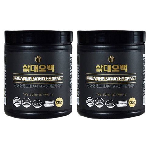 삼대오백 뉴트리커먼 크레아틴 모노 하이드레이트, 700g, 2개