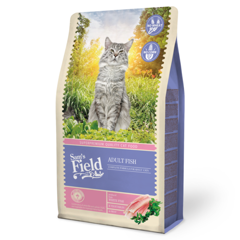 샘스필드 고양이 어덜트용 피쉬 건식사료, 연어, 7.5kg, 1개