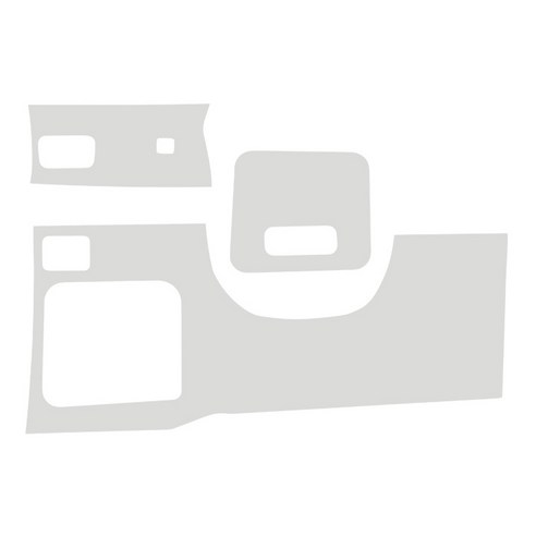 메이튼 더 뉴 페이스리프트 튜닝 가죽 순정 컬러 SC 핸들하단 커버 세트, 기아 K5 DL3, 라이트그레이 C570-32
