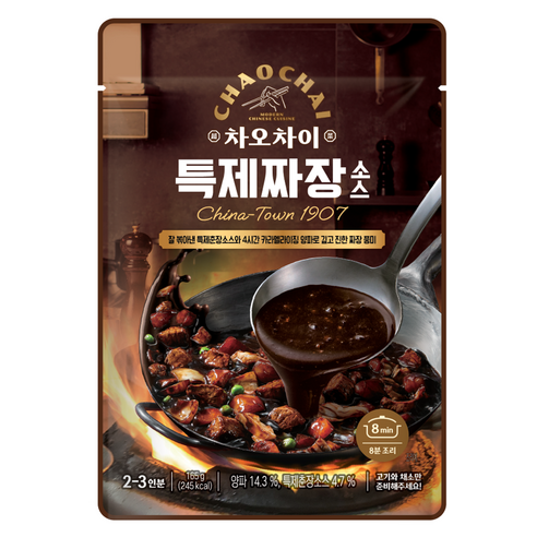 차오차이 특제짜장 소스, 165g, 1개