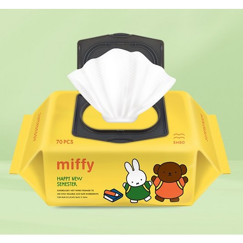 자녀의 피부를 부드럽고 깨끗하게 돌보는 슈퍼대디 미피 신학기 에디션 아기물티슈