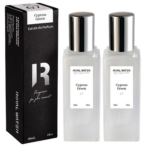 로얄워터 엑스트레 드 사이프러스 그린 오 드 퍼퓸, 30ml, 2개