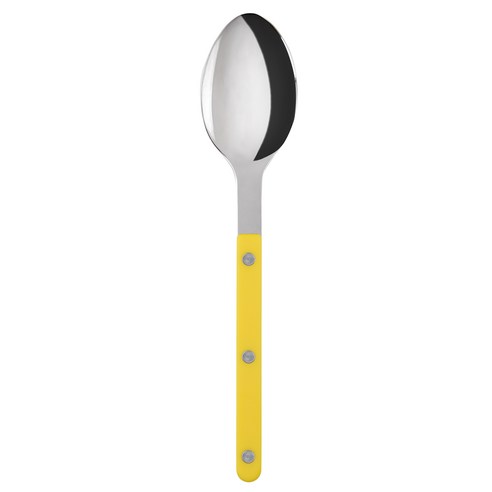 사브르 샤이니 디너 스푼, Pastel Yellow, 1개