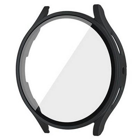 아이엠판다 갤럭시워치 액정보호 하드 풀커버 케이스 40mm, 블랙