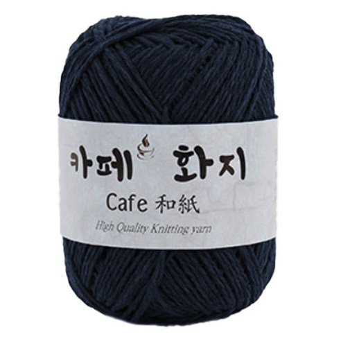 yarna 카페화지 뜨개실 40g, 17 네이비, 1개