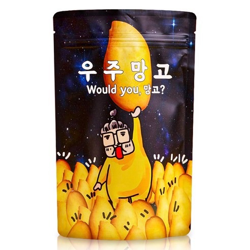 우주망고 슬라이스 반건조 망고, 200g, 1개