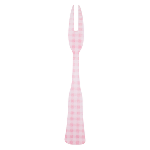 사브르 챰 체크 칵테일포크, Pink, 1개