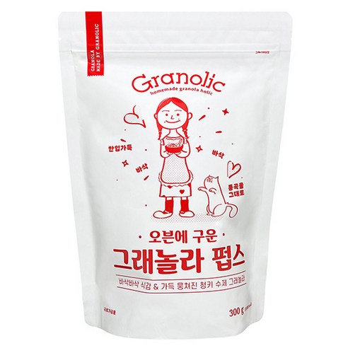 그래놀라 펍스 시리얼, 300g, 1개