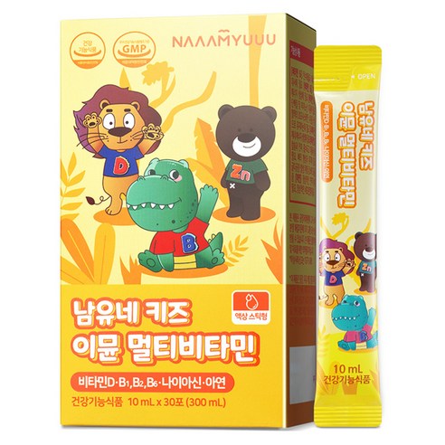 남유네 키즈 이뮨 멀티비타민 30p, 300ml, 1개