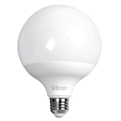 비츠온 LED 볼전구 15W 숏타입, 1개, 주백색