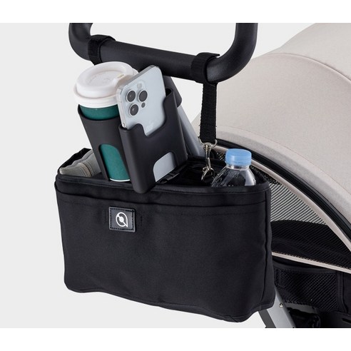 삼천리자전거 2024 VITAMIN TRIKE PREMIUM 세발자전거 완조립 75cm + 바람막이 + 휠커버 세트, 멜란지 베이지(세발자전거), 블랙(바람막이)