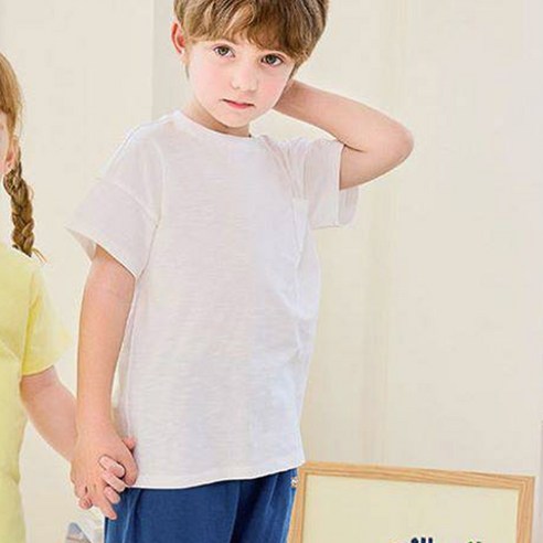 밀크마일로로 아동용 로로 데일리 반팔티셔츠