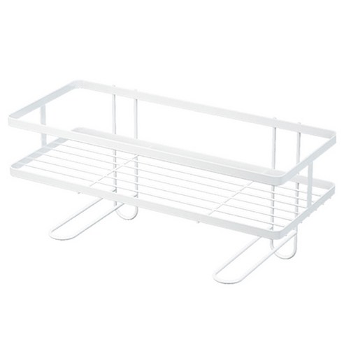제이라이프 메트릭 변기 틈새 수납 스틸 욕실 용품 물빠짐 선반 1단, 화이트, 1개