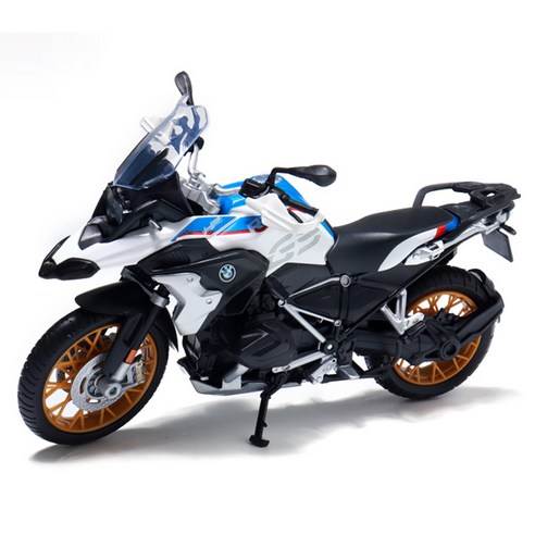 bmw스쿠터 추천 상품마이스토 1:12 오토바이 BMW R1250 GS, 화이트, 1개 제품 사진