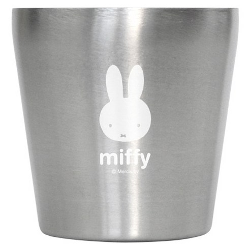 미피 스텐 이중컵 소, 실버, 1개, 175ml