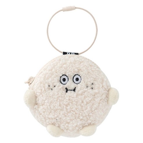 로마네 Brunch Brother 포포 부클 에어팟 파우치 Airpods Galaxy Buds, 크림