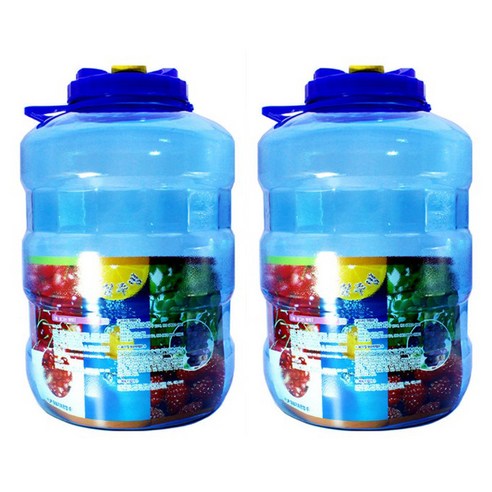 청매실용기 다용도 페트병 22L x 2p + 캡 세트, 2개