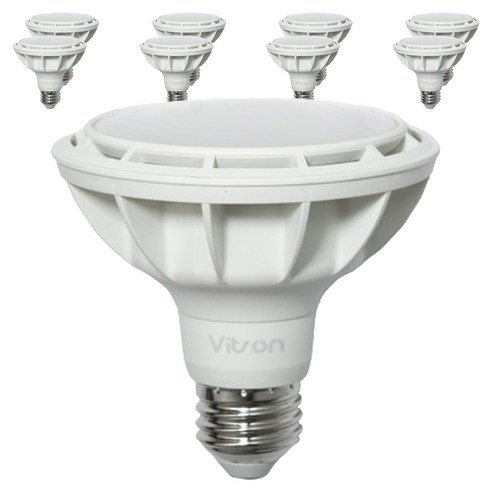 비츠온 LED E26 확산형 전구 15W PAR30, 전구색, 9개