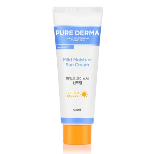 온더바디 퓨어더마 마일드 모이스처 선크림 SPF50+ PA++++, 50ml, 2개 유이크선크림 Best Top5