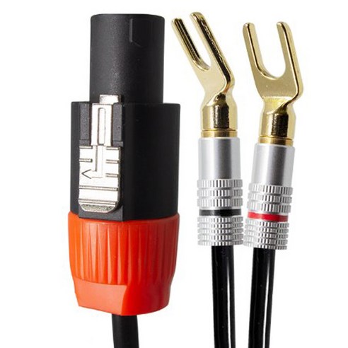 마하링크 국산 스피콘 TO 말굽 블랙 50C 스피커 케이블, ML-B5SM50 (50m), 1개