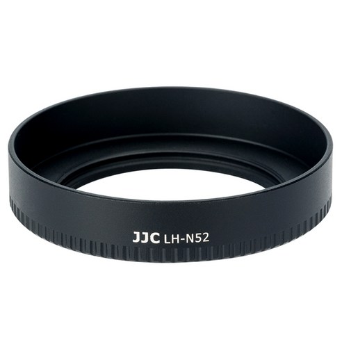 JJC ﻿니콘 NIKKOR Z 40mm F2 / Z 28mm F2.8 카메라 렌즈 원형 후드, 1개, LH-N52