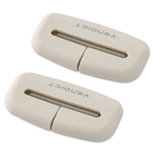 벤딕트 안전벨트클립 커버, 그레이, 2개